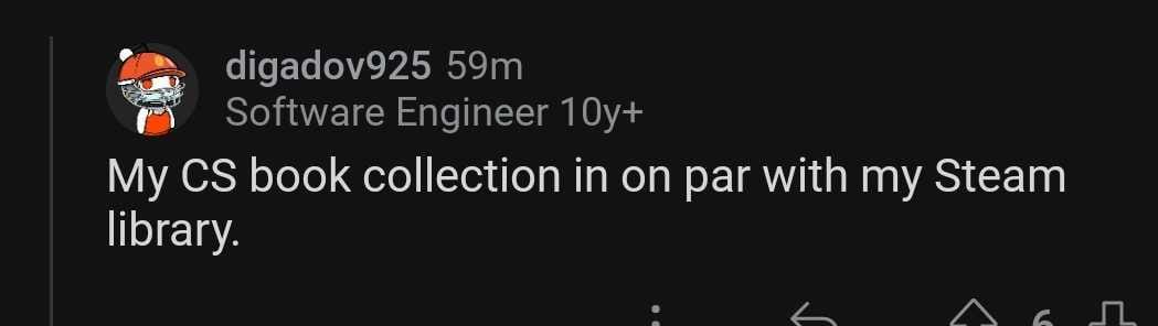 My CS book collection is on par with my Steam library